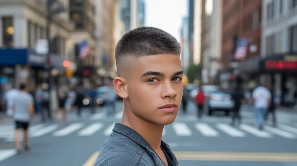 French Crop boy haircut