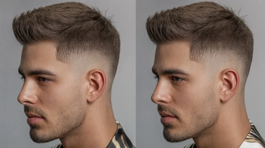 Low Taper Fade Haircut for men