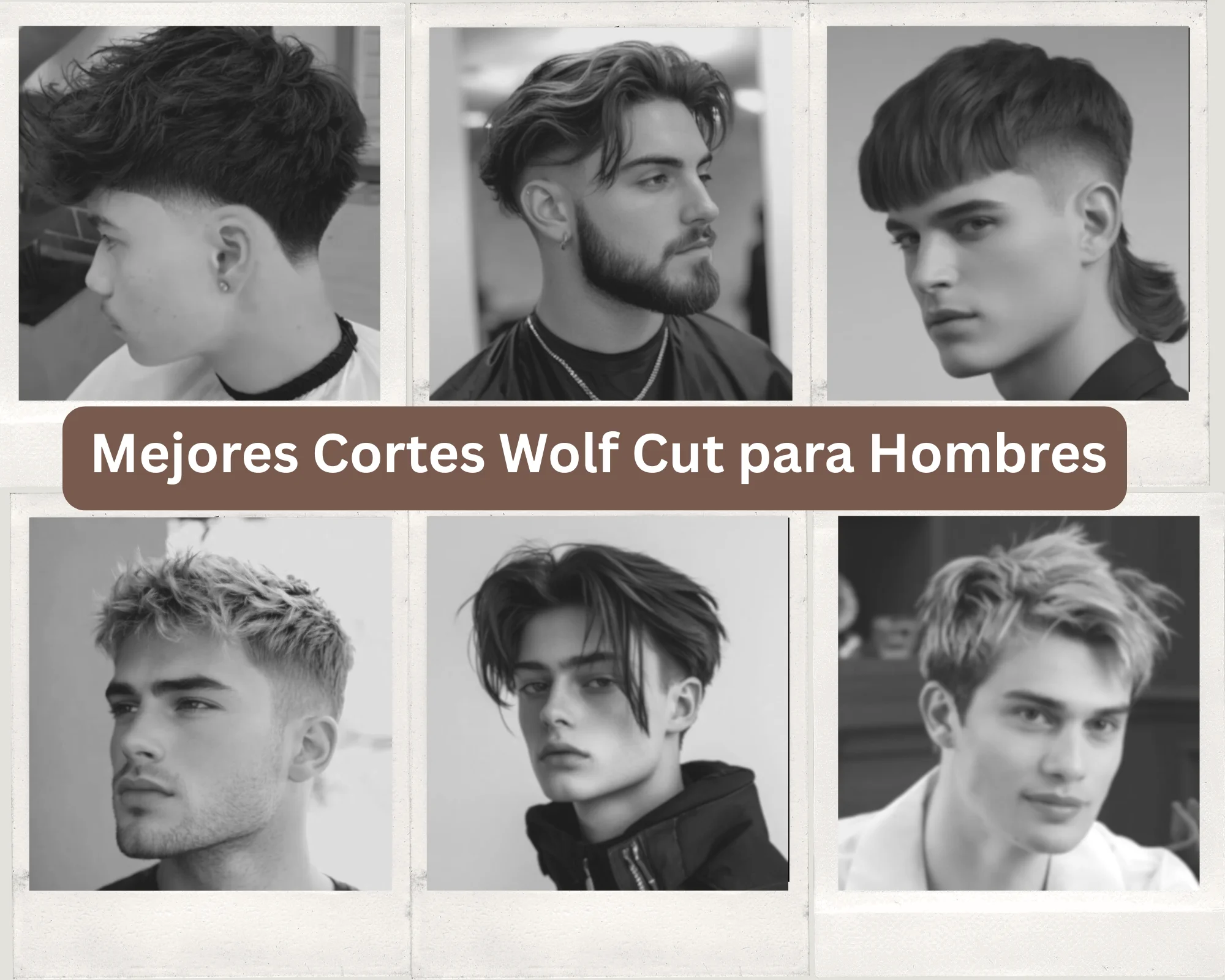 Mejores Cortes Wolf Cut para Hombres