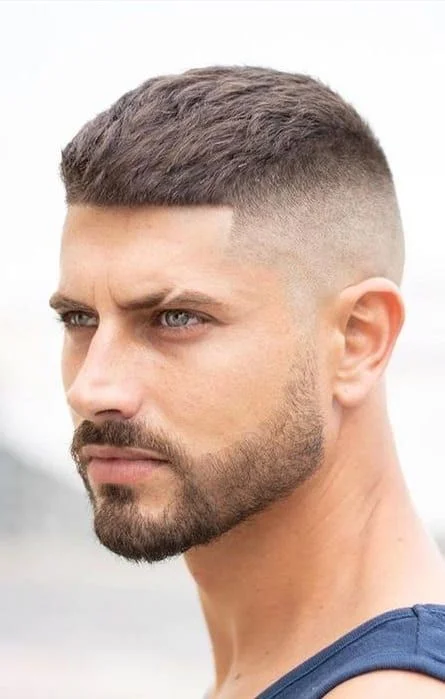 Flat Top Buzzcut for thin haircut male – Bold and Masculine