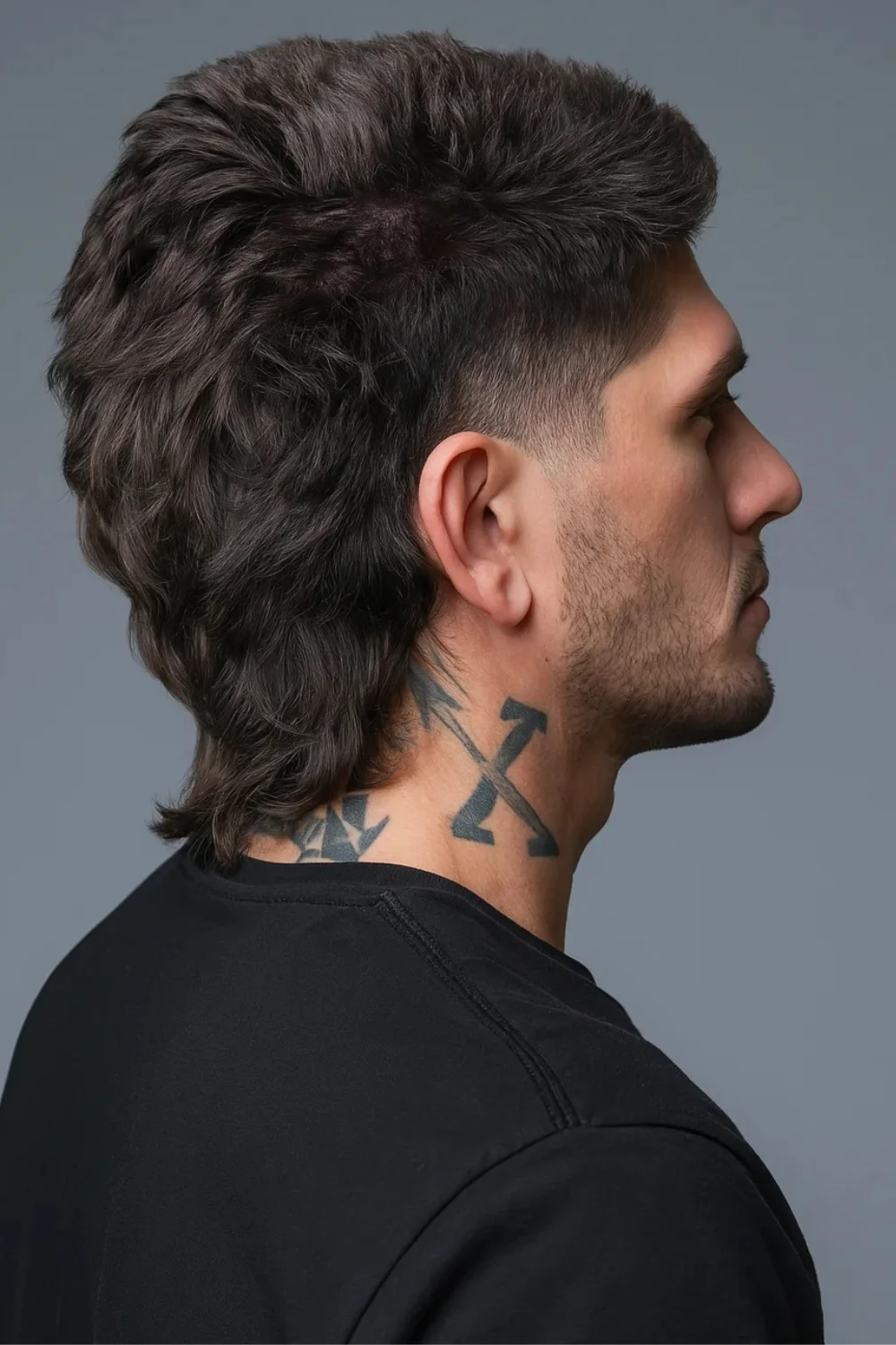 Fluffy Mullet Haircut