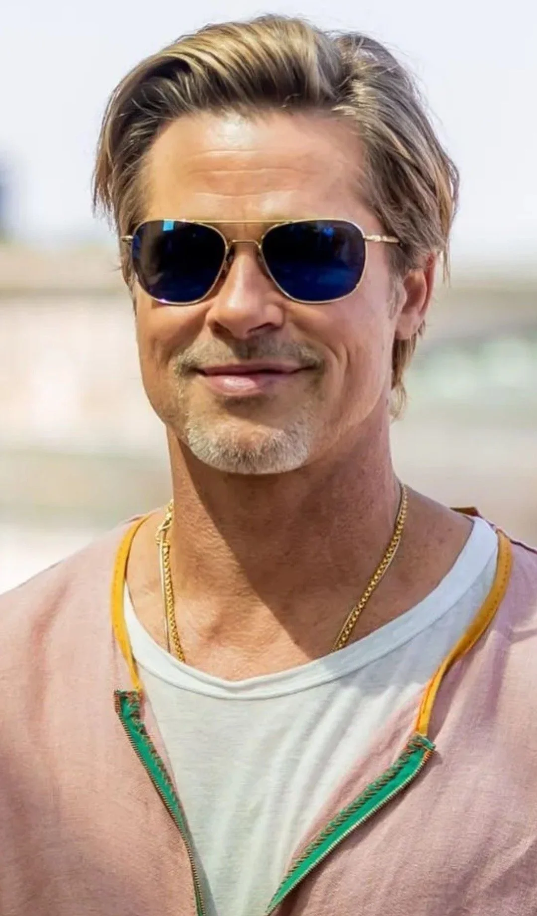 Grown Out With Volume – Brad Pitt Inspired