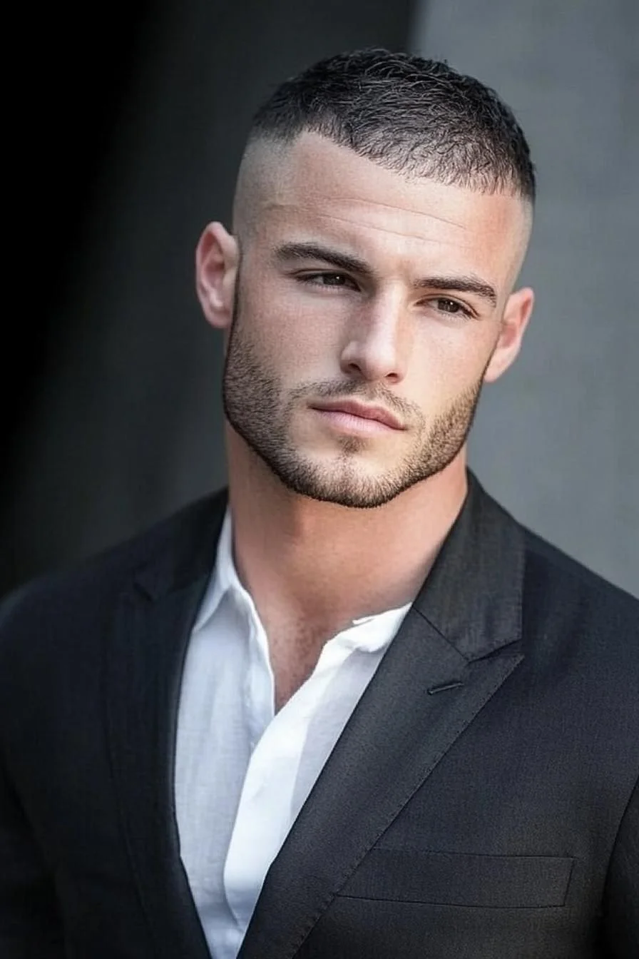 High and Tight with a Beard for thin hair man – Sharp and Stylish