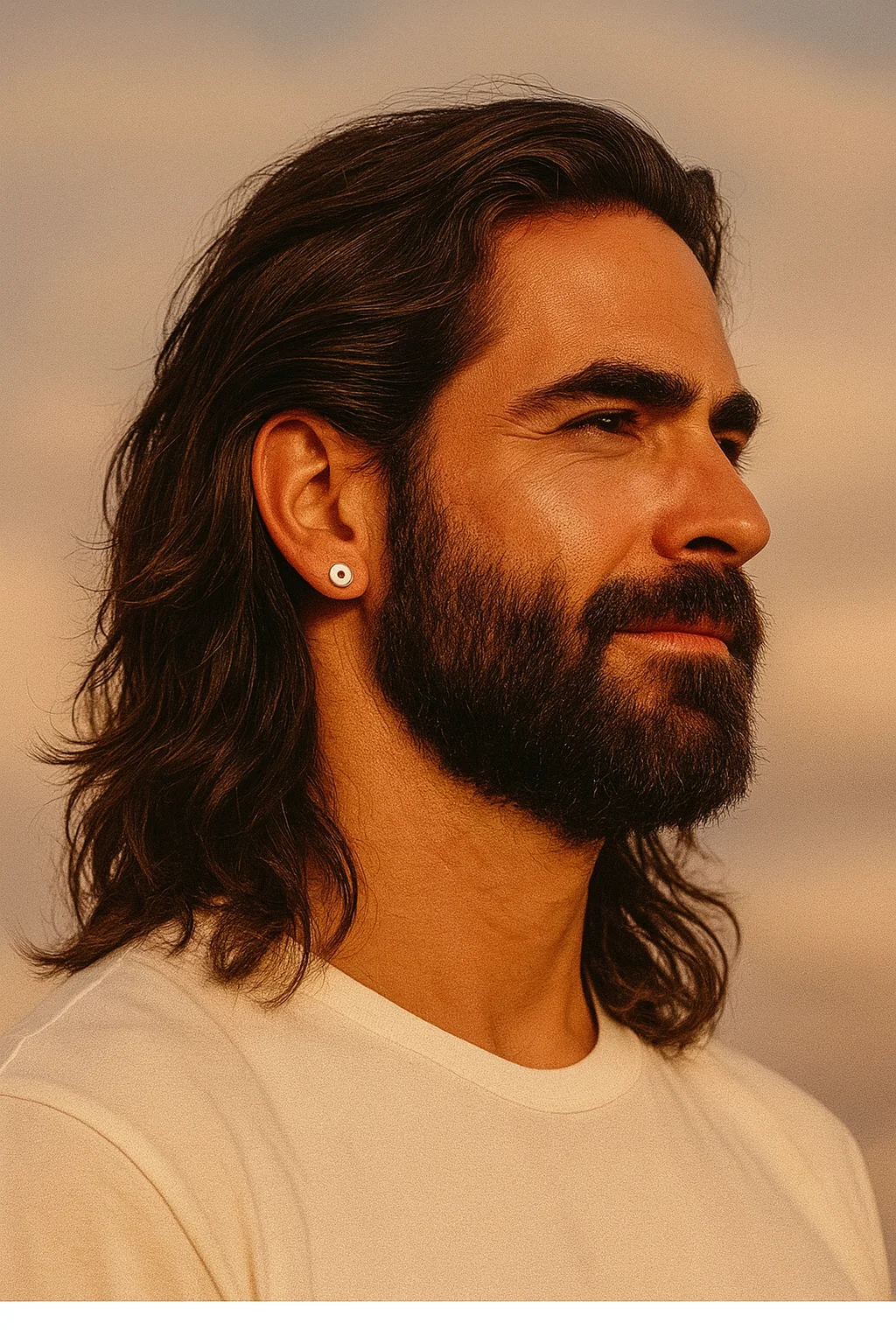 Long Mullet Haircut Men