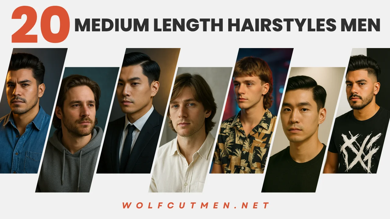 Medium Length Hairstyles Men
