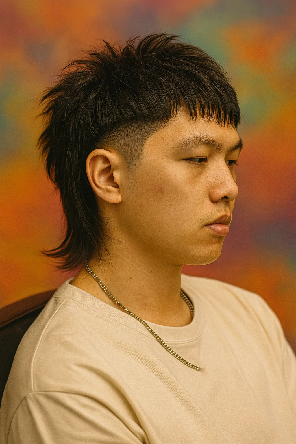 Medium Mullet Haircut