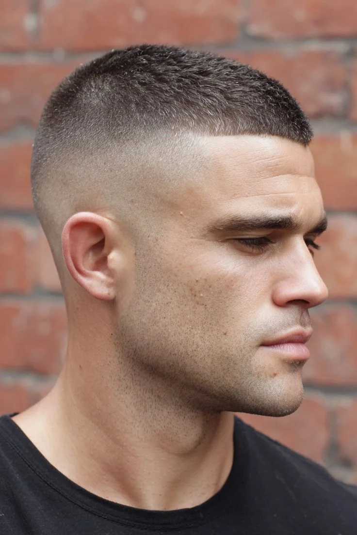 Short Skin Fade  for think hair– Clean and Modern