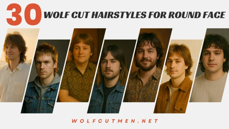 Wolf Cut Hairstyles for Round Face