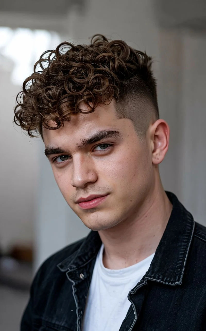 Short Curls for thin hair – Natural Volume and Texture