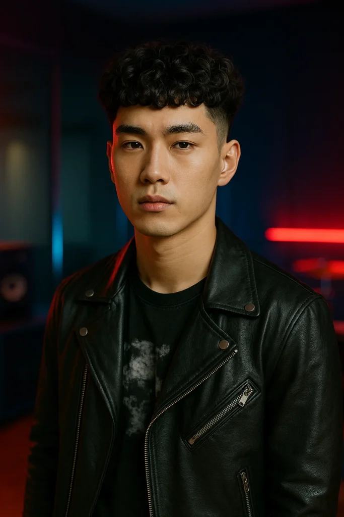 Curly Edgar Haircut