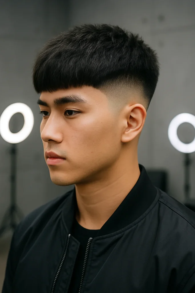 Skin Fade Fluffy Edgar Cut