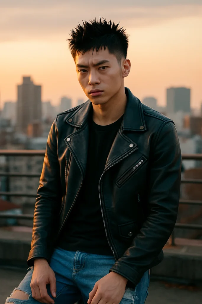 Spiky Edgar Haircut