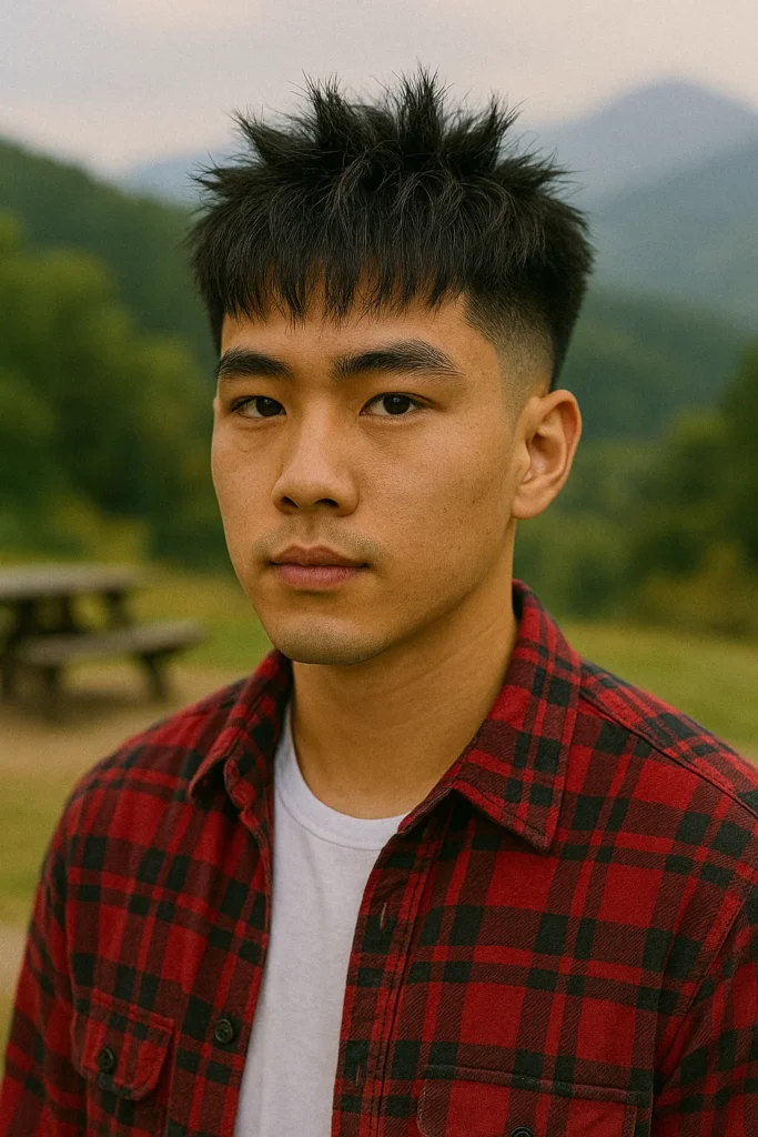 Spiky Fluffy Edgar Cut