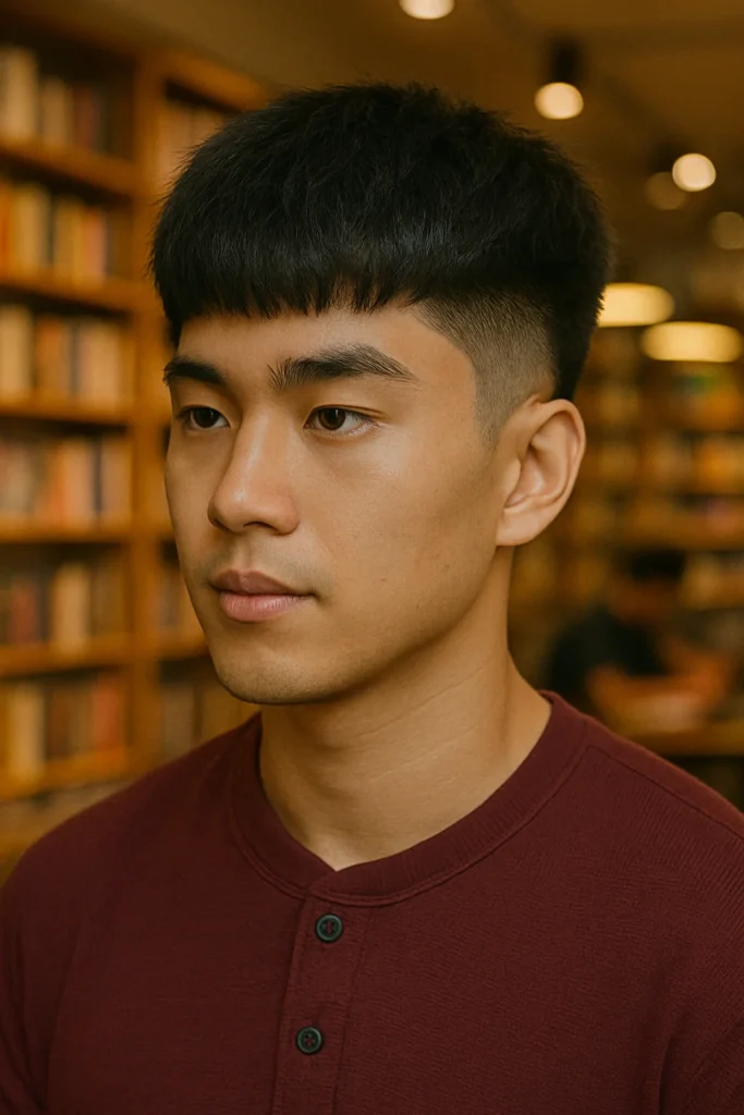 Taper Fade Fluffy Edgar Cut
