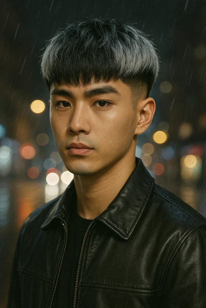 Two-Tone Fluffy Edgar Cut