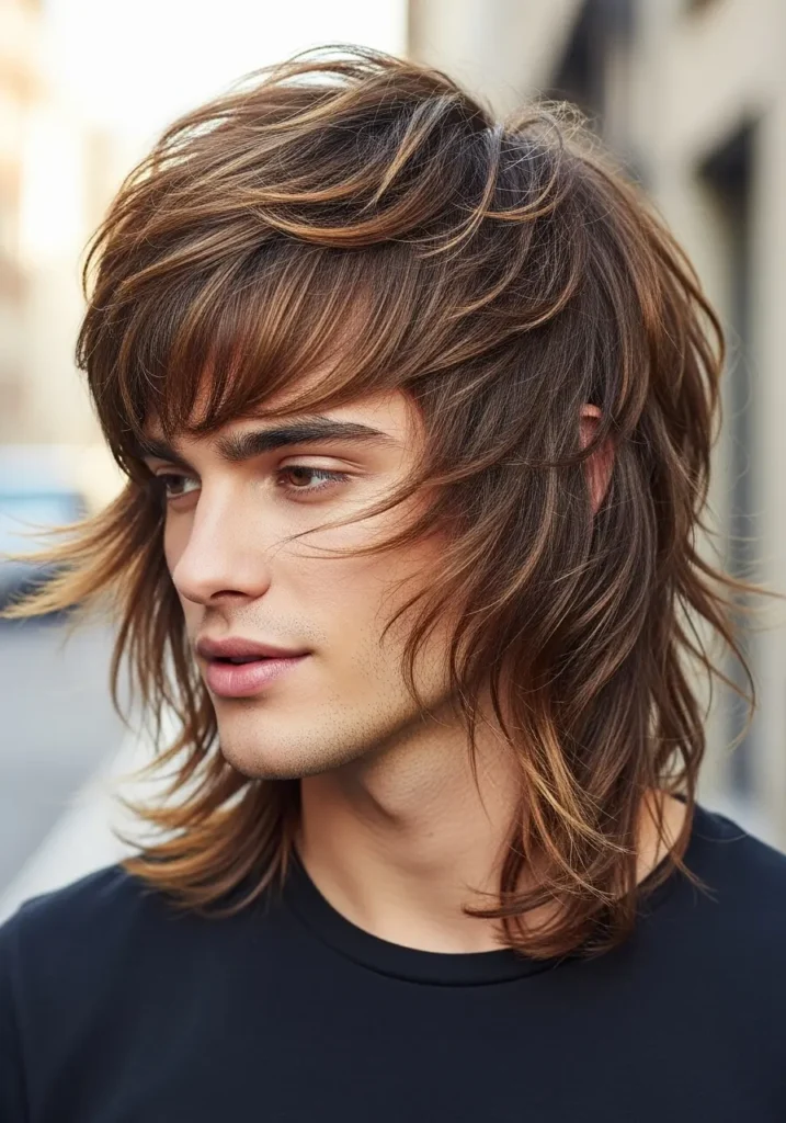 Wolf cut female style
