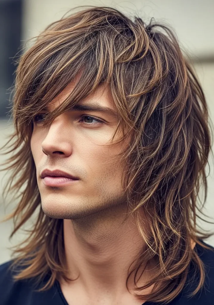 Wolf cut hairstyle photo