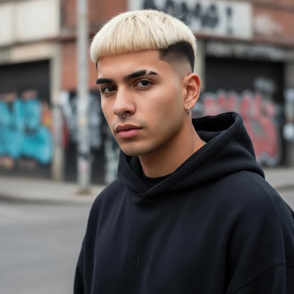 Blonde Edgar haircut Mexican