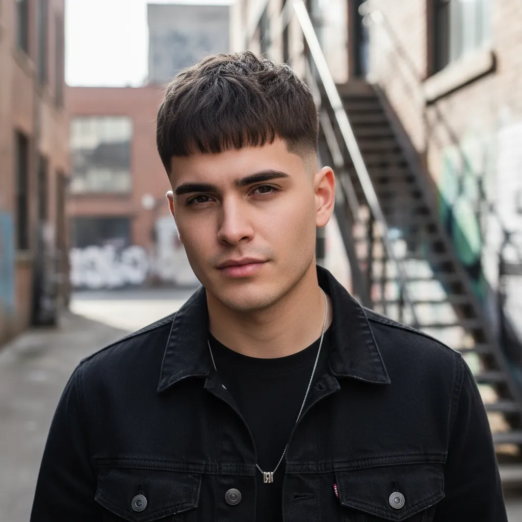 Edgar haircut low taper fade