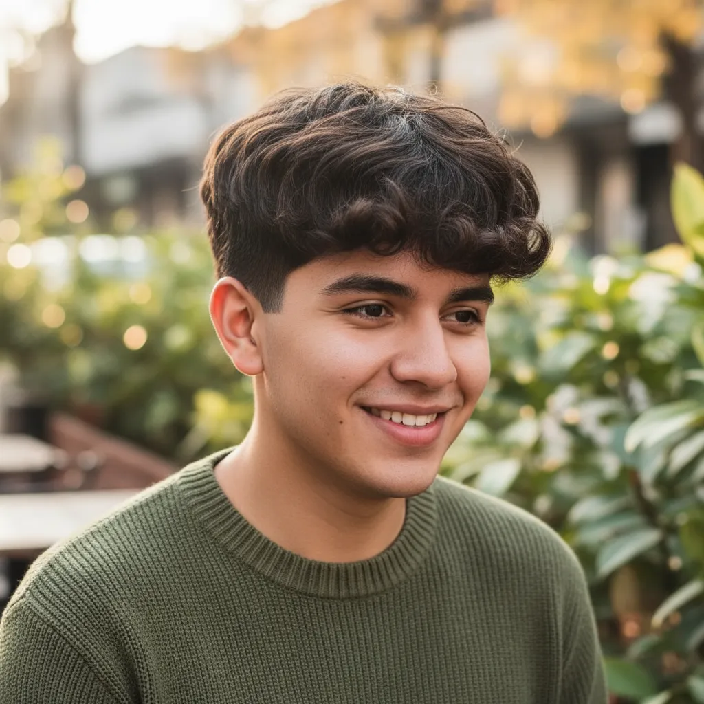 Fluffy Edgar haircut Mexican
