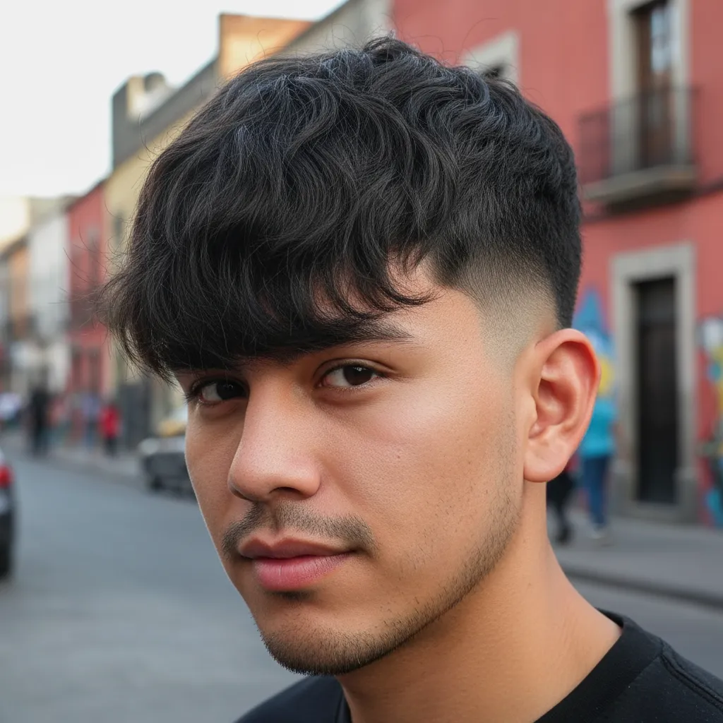 Long top Edgar haircut Mexican