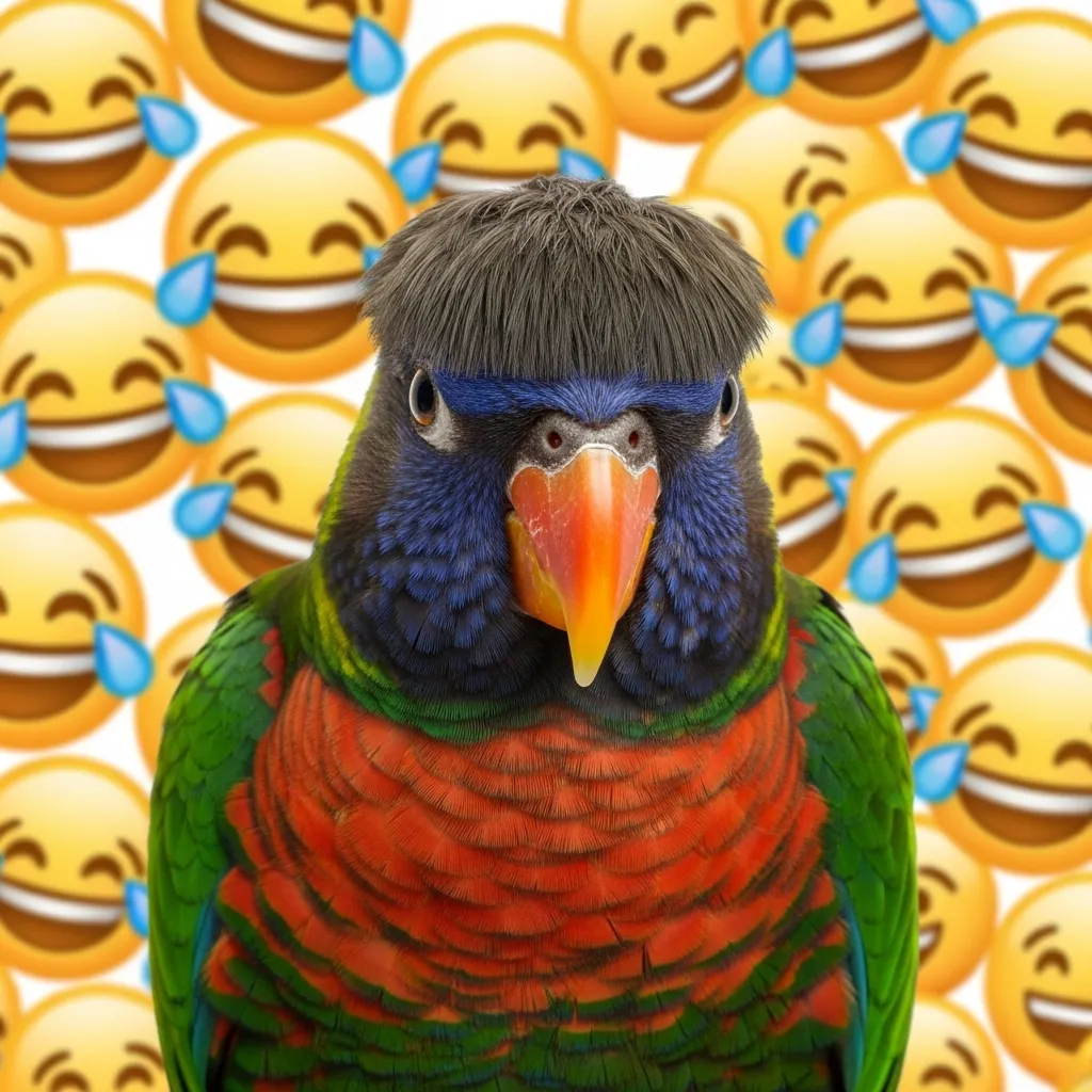 Parrot with Edgar cut