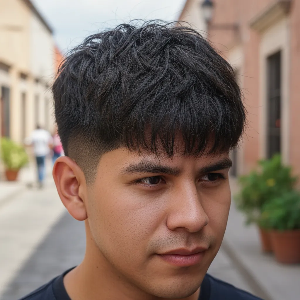 Textured Edgar haircut Mexican