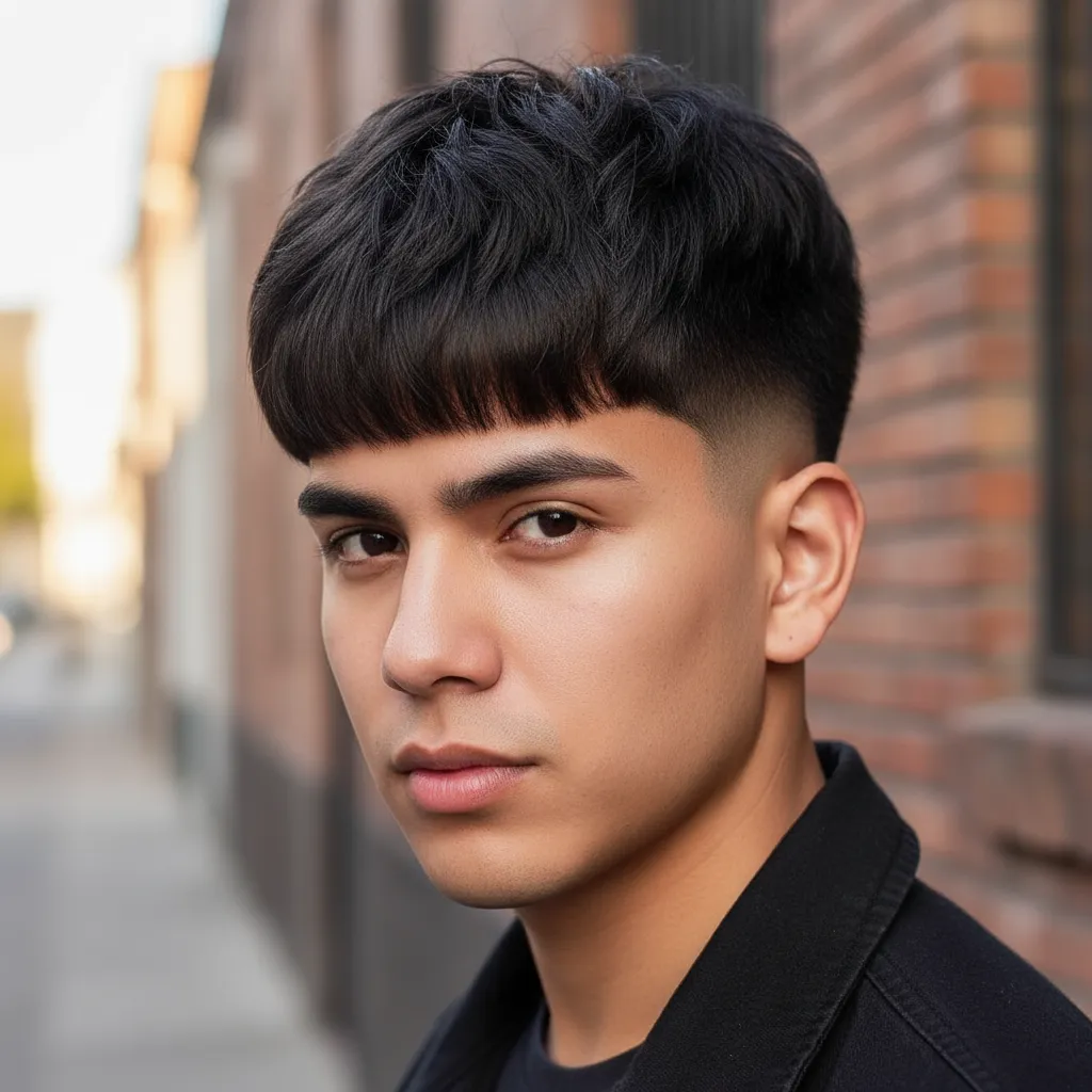 Thick hair Edgar haircut Mexican