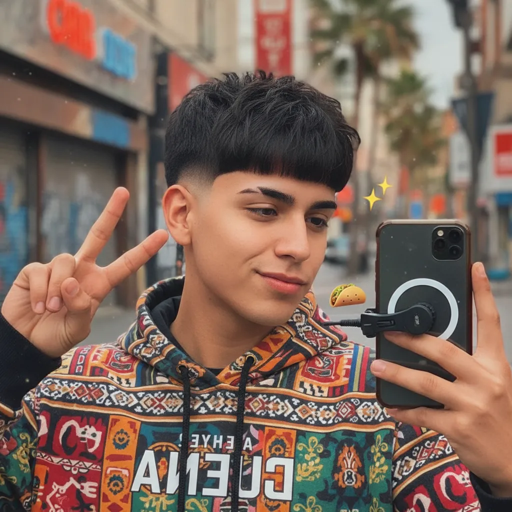 TikTok trend Edgar haircut Mexican