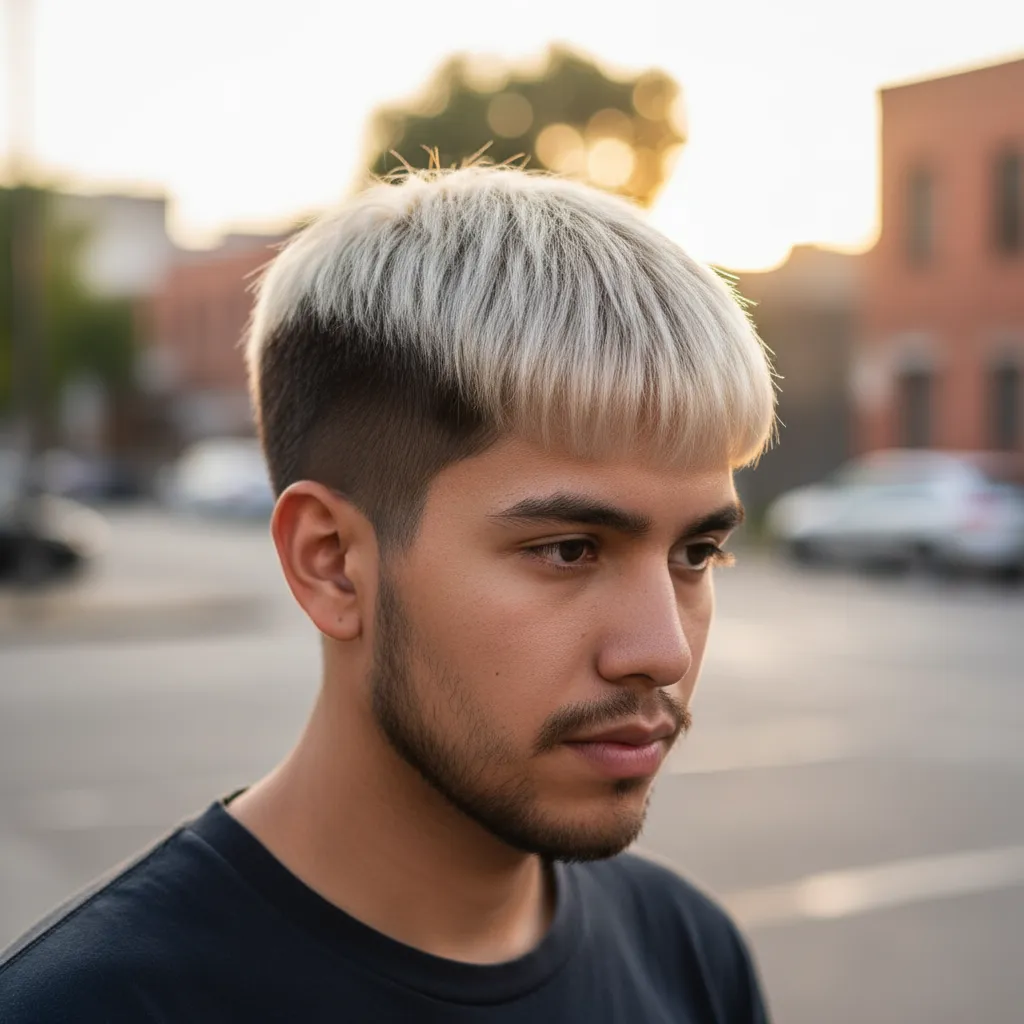 Two-tone Edgar haircut Mexican